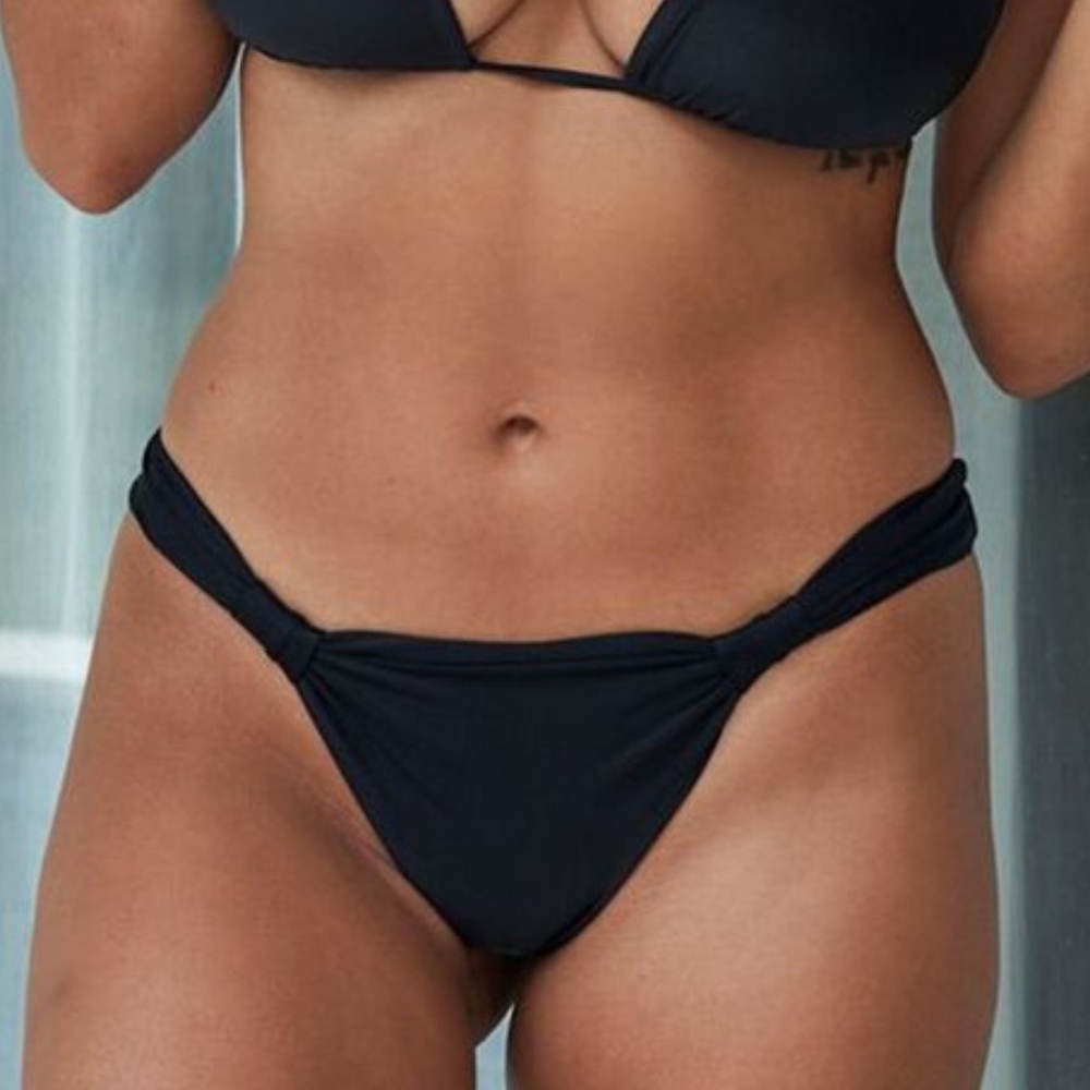 Monday Swimwear Black Tulum Bottom
